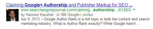 Google+Authorship