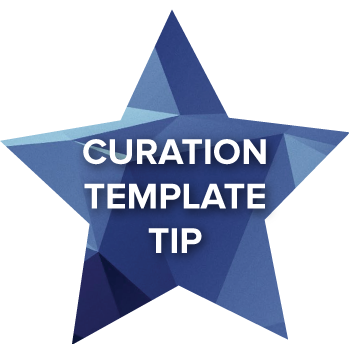 Curation-template-tip