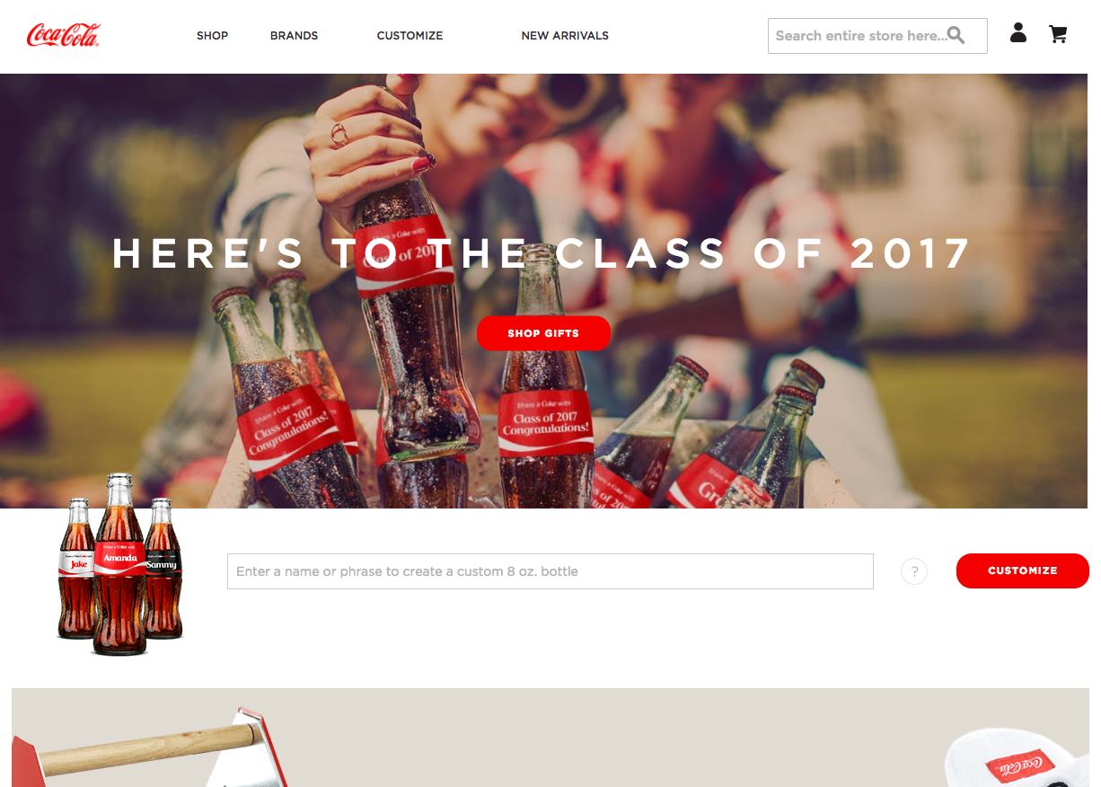 Share a Coke is a successful user generated content campaign